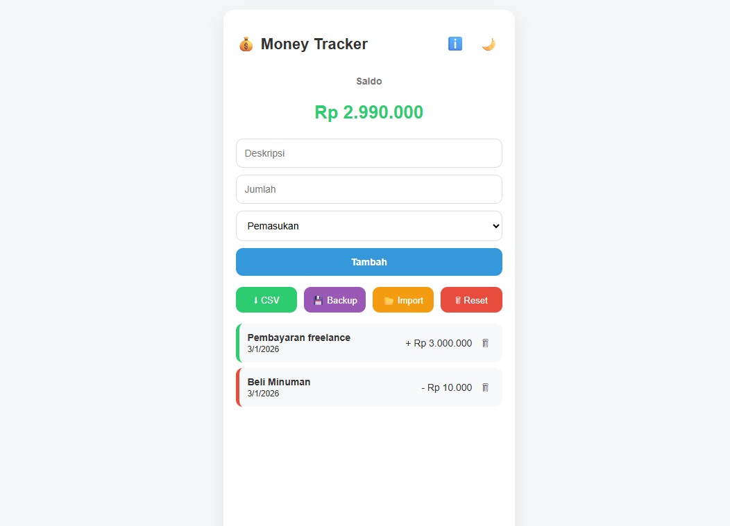 Money Tracker